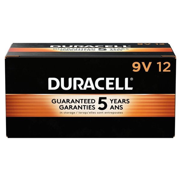 Coppertop 9V Alkaline Battery, 9V DC, 12 Pack