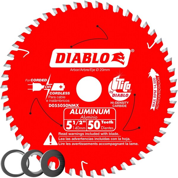 Tooth Aluminum Cutting Saw Blade, 5-1/2