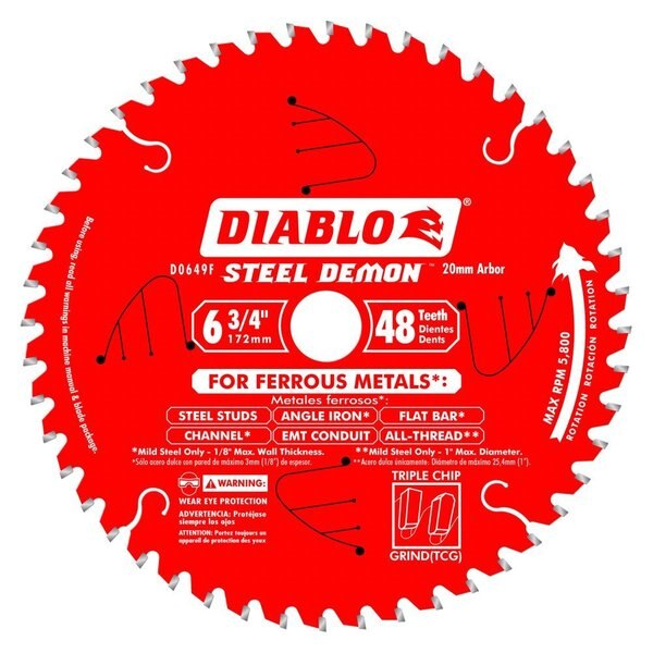 Tooth Steel Demon Carbide-Tipped Saw Bla