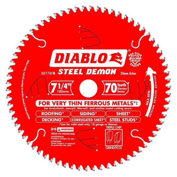 Tooth Steel Demon Carbide-Tipped Saw Bla