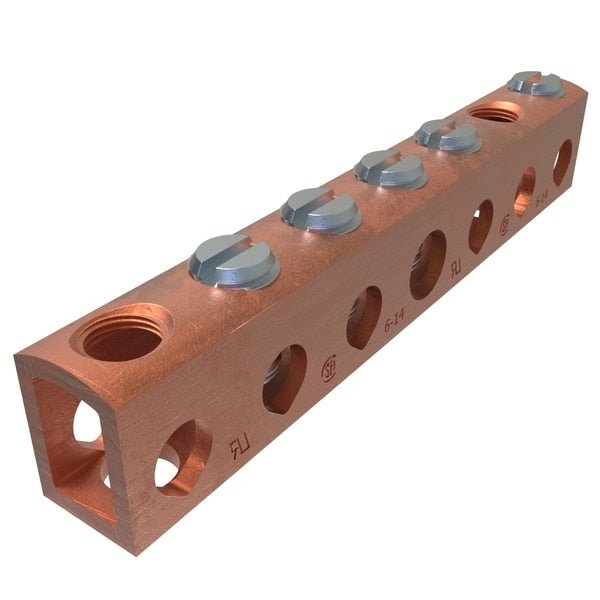 Copper Neutral Bar Connector, Cndctr 4T