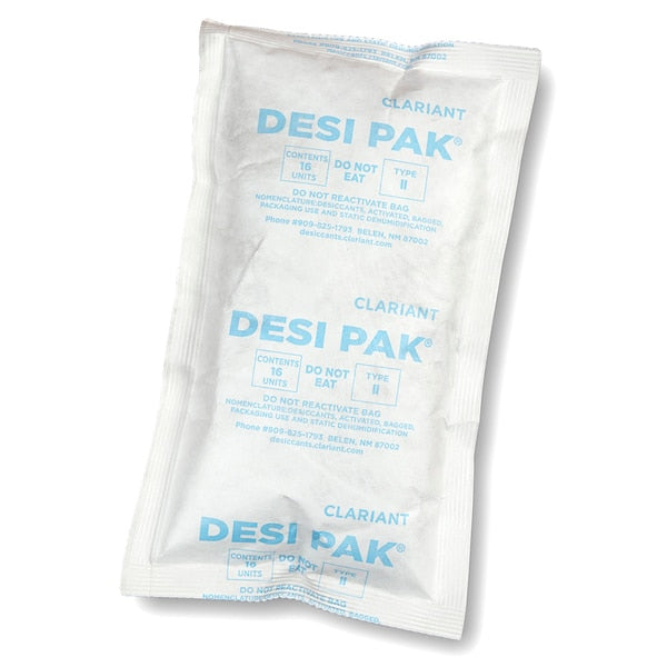 Desiccant, 16oz., Clay Tyvek, 5.7, PK150