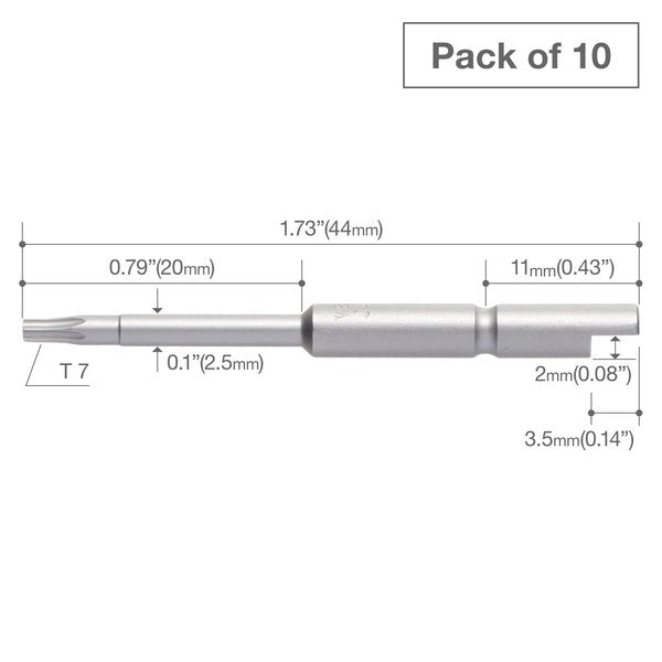 Precision Bit Halfmoon-Shank 4mm, PK10
