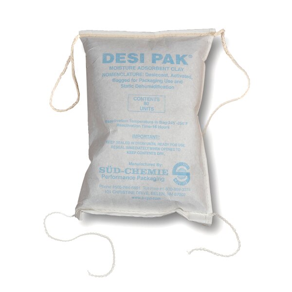 Desiccant, 80oz., Clay Sewn, 8.75
