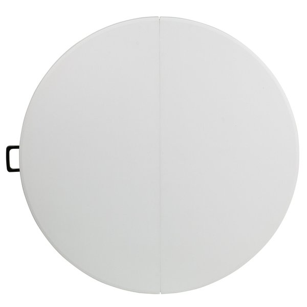 Round Wh 48Rnd Plastic Bi-Fold Table, 47.75