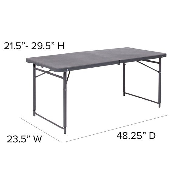 Rectangle Folding Table, 23.5