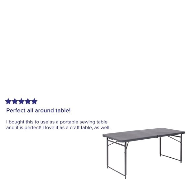 Rectangle Folding Table, 23.5