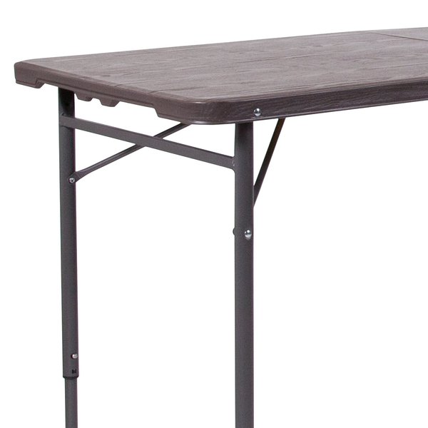 Rectangle Plastic Table, 23.5''W x 48.25''L, 23.5