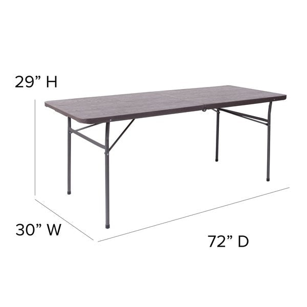 Rectangle Folding Table, 30