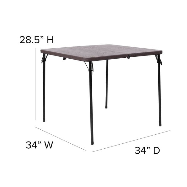 Square Folding Table, 34