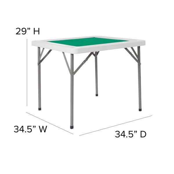 Square Folding Table, 34.5