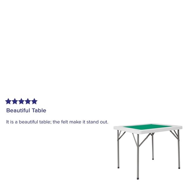 Square Folding Table, 34.5