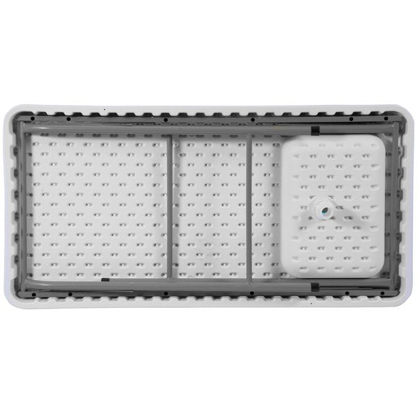 Rectangle Folding Table w/Sink, 23
