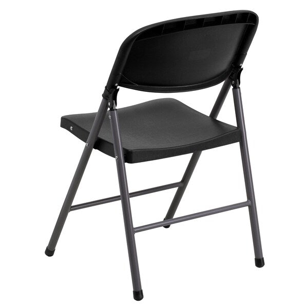 Black Plastic Folding Chair