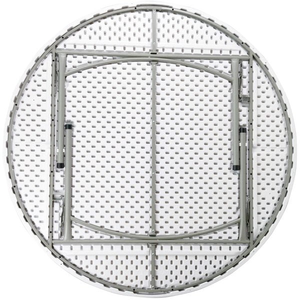 Round Wh 72Rnd Plastic Fold Table, 71