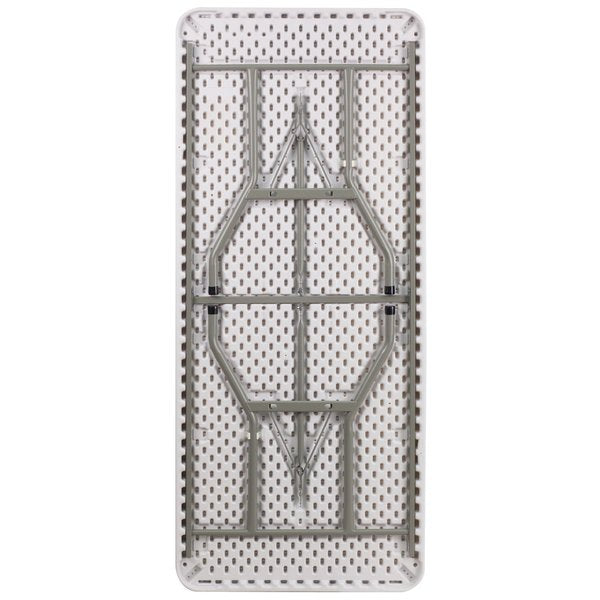Rectangle Wh 30X72 Plastic Fold Table, 30