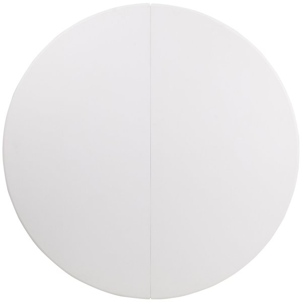 Round Wh 60Rnd Plastic Fold Table, 60.75