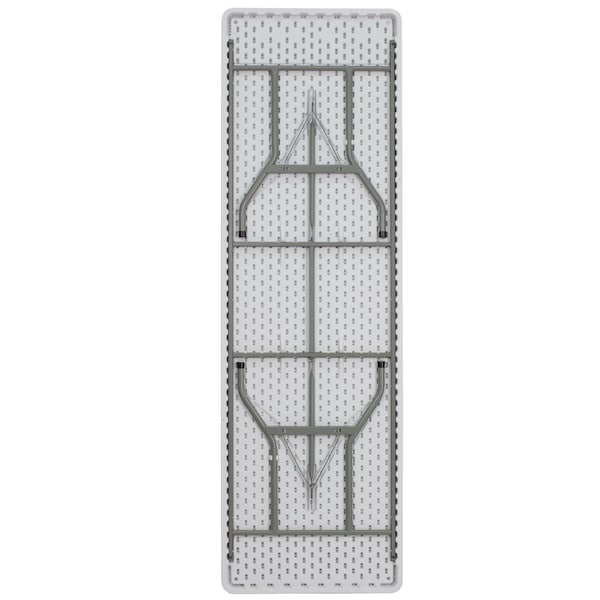 Rectangle Wh 30X96 Plastic Fold Table, 30