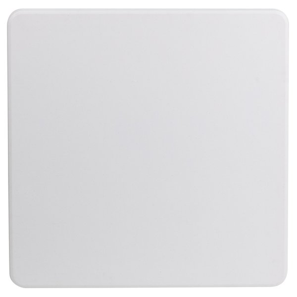 Square Wh 34Sq Plastic Fold Table, 34.25
