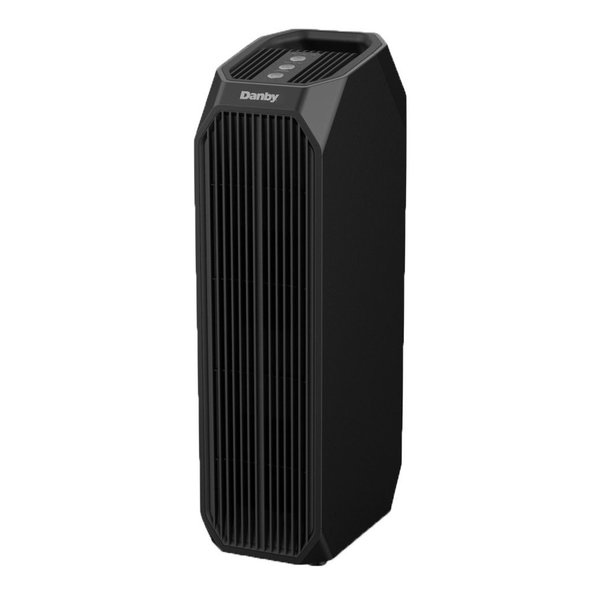 Air Purifier, UV Light, Hepa Filter, Black