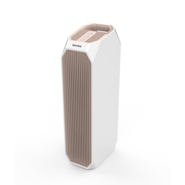 Air Purifier, UV Light, Hepa Filter, White