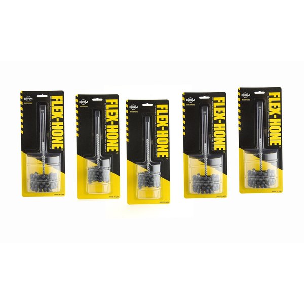 DBCK FLEX-HONE 5-Piece Kit in 180 Grit Silicon Carbide