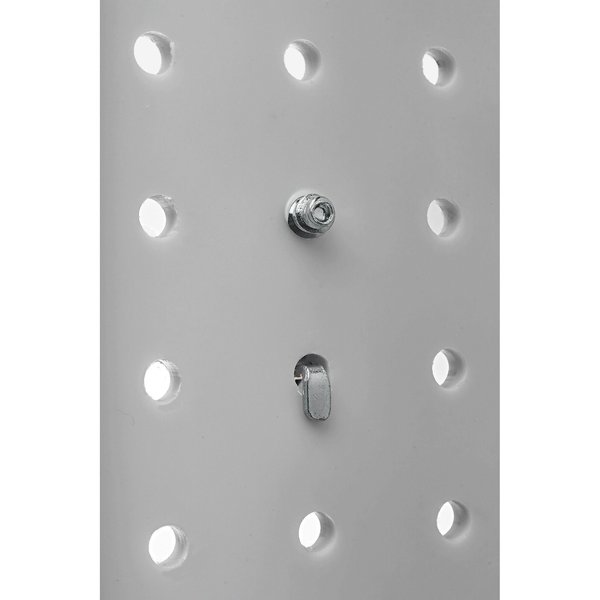 26 pc. Steel Pegboard Hook & Bin Assortment for 1/8 In. and 1/4 In. Pegboard (24 Asst Hooks & 2 Bins)