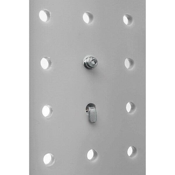 6 In. Single Rod 90 Degree Bend Steel Pegboard Hook for 1/8 In. and 1/4 In. Pegboard 10 Pack