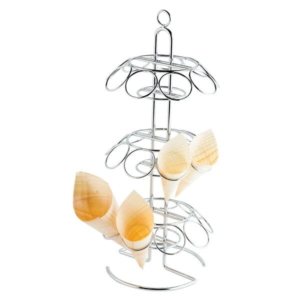 Disp Cone Hldr, Chrm 27 Cones, 16.75