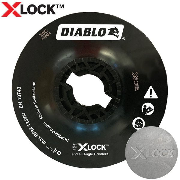 X-LOCK Back-Up Pad, 4-1/2