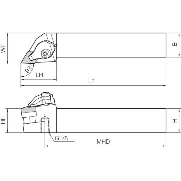 Indexable Turning Toolholder