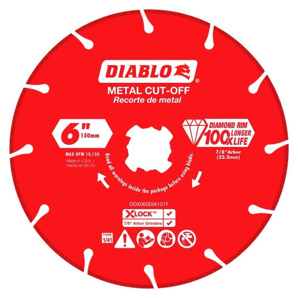 Diamond Rimmed Disc for Metal Cutting fo