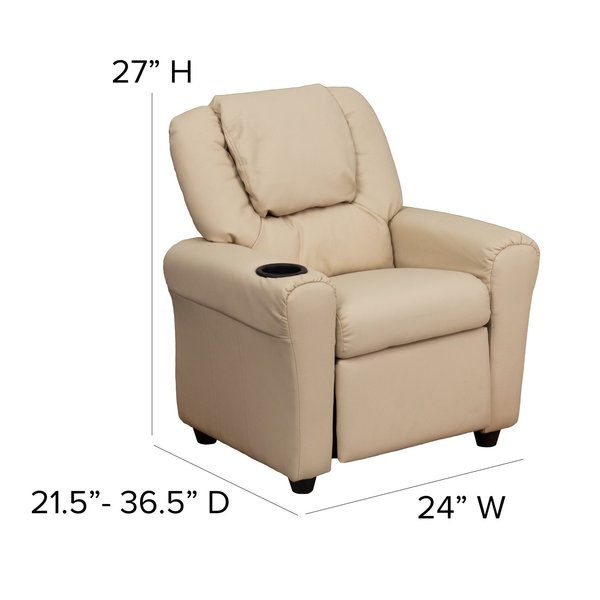 Kids Recliner, 21-1/2