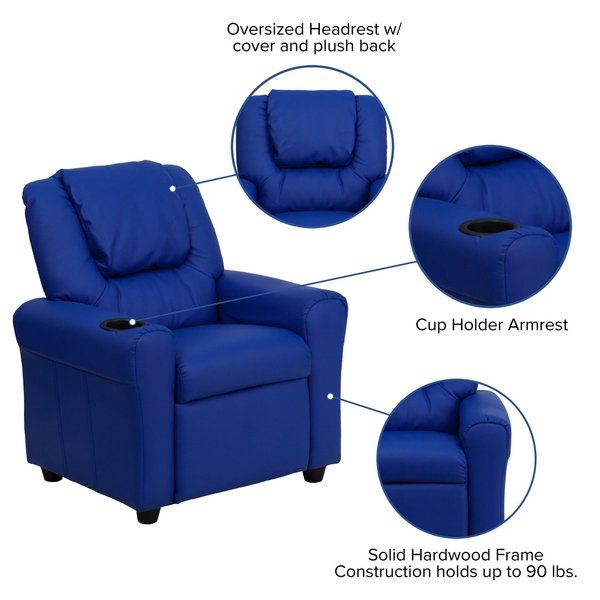 Kids Recliner, 21-1/2