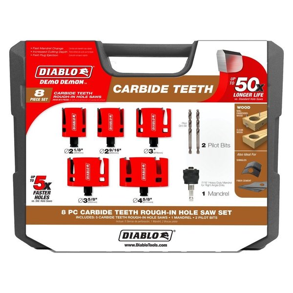 Diablo 1-3/8in Demo Demon Carbide Teeth