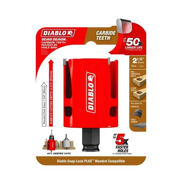 Diablo 2-3/4in Demo Demon Carbide Teeth