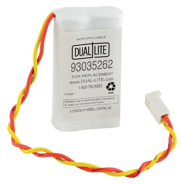 Rplcmnt Batt, 2.4V, 1500mAh, Crimp