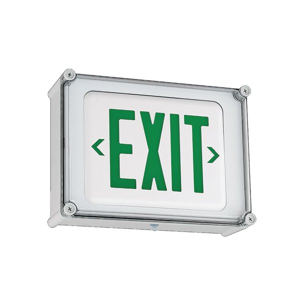 LED, Wet Location/NEMA, 4X, Exit Sign, Red