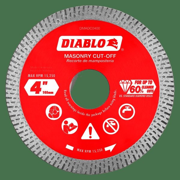 Diamond Continuous Rim Masonry Cut-Off D