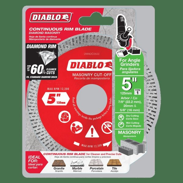 Diamond Continuous Rim Masonry Cut-Off D