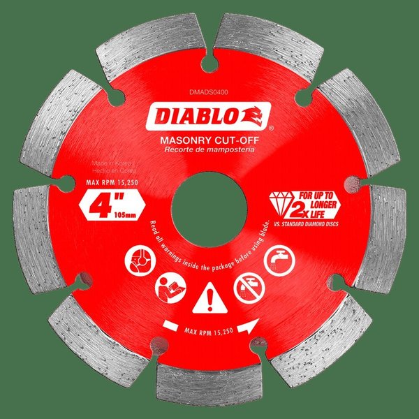 Diamond Segmented Masonry Cut-Off Discs