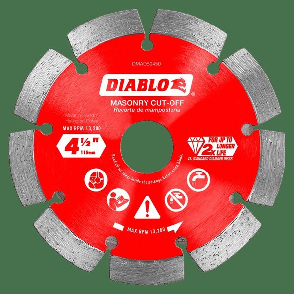 Diamond Segmented Masonry Cut-Off Discs