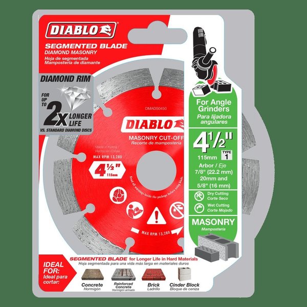 Diamond Segmented Masonry Cut-Off Discs