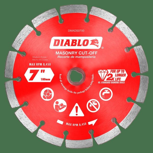 Diamond Segmented Masonry Cut-Off Discs