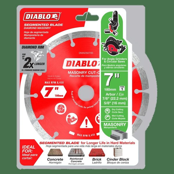 Diamond Segmented Masonry Cut-Off Discs