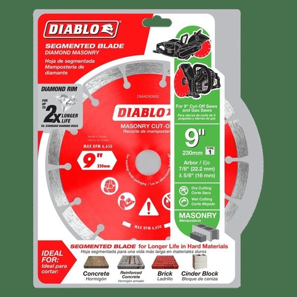 Diamond Segmented Masonry Cut-Off Discs