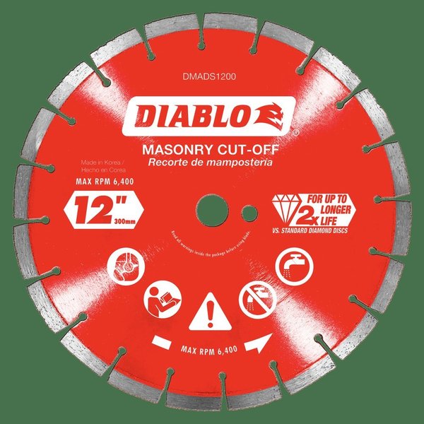 Diamond Segmented Masonry Cut-Off Discs