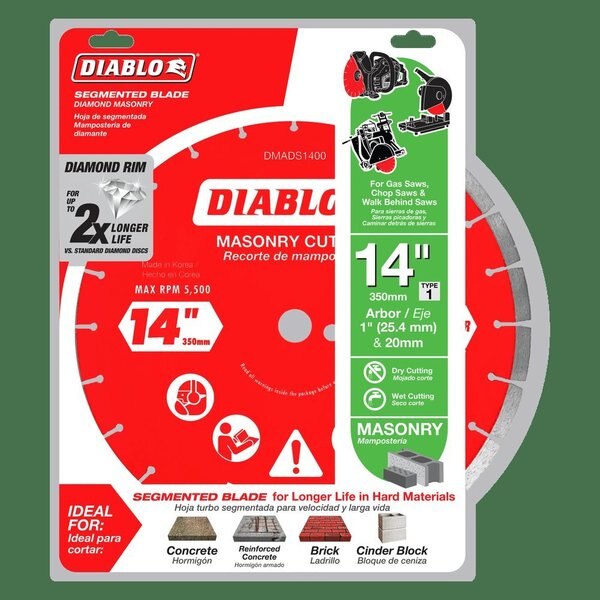 Diamond Segmented Masonry Cut-Off Discs