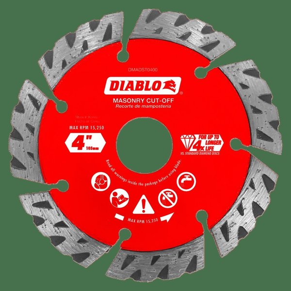 Diamond Segmented Turbo Rim Masonry Cut-