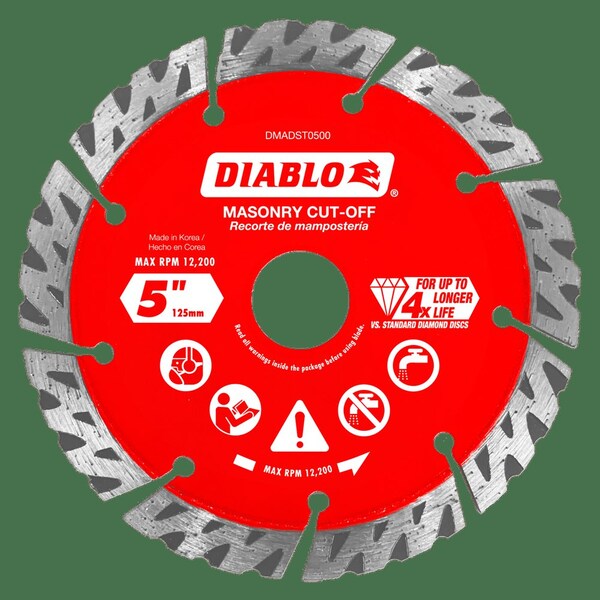 Diamond Segmented Turbo Rim Masonry Cut-
